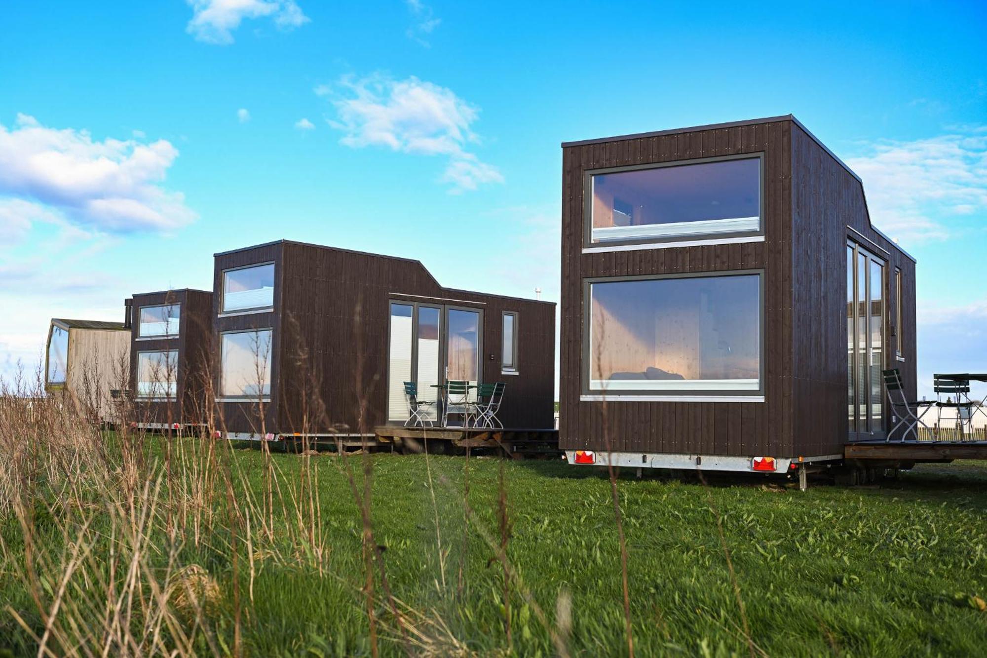 Tiny House Nature 16 Zur Meerseite - Green Tiny Village Harlesiel Carolinensiel Exteriör bild