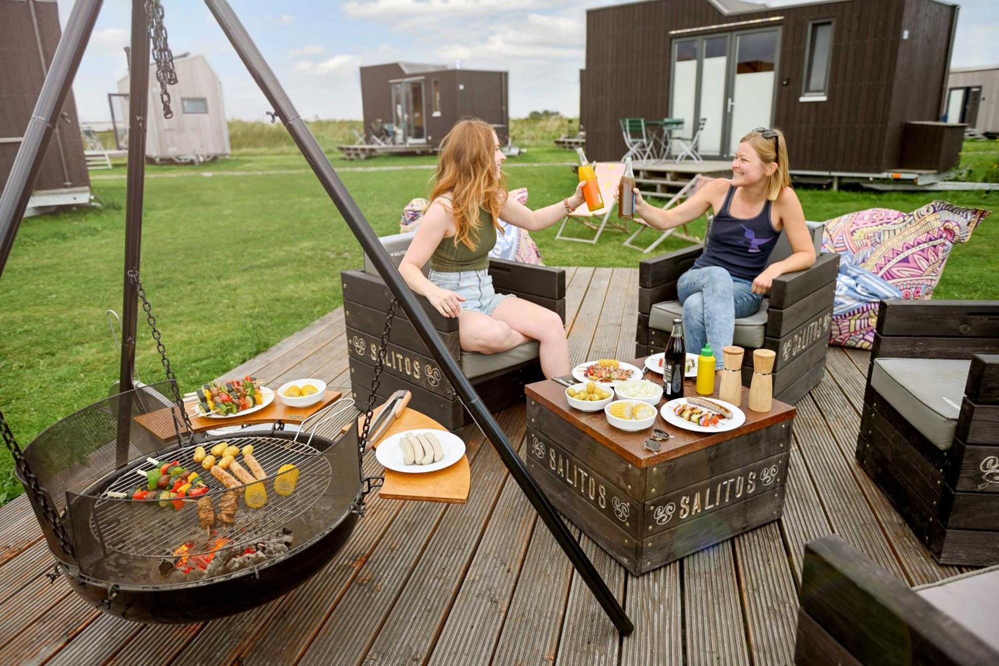 Tiny House Nature 16 Zur Meerseite - Green Tiny Village Harlesiel Carolinensiel Exteriör bild